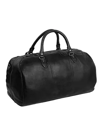 CHESTERFIELD | Sac en cuir - Sac Week-end WILLIAM | schwarz
